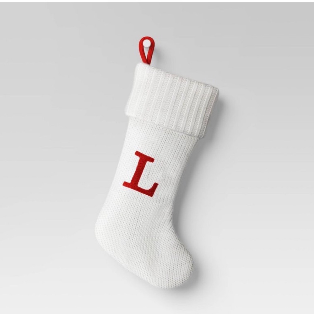 Monogram Christmas Stocking L